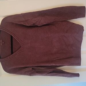 Plush Purple V-Neck Sweater barefoot dreams